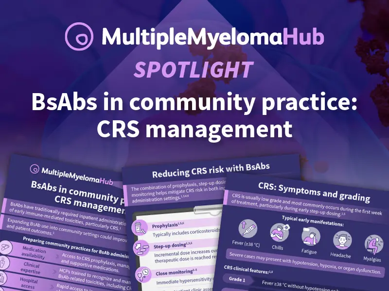 BsAbs in community practice: CRS management